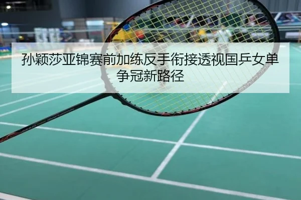 孙颖莎亚锦赛前加练反手衔接透视国乒女单争冠新路径